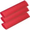 Ancor Adhesive Lined Heat Shrink Tubing (ALT) - 1" x 12" - 3-Pack - Red