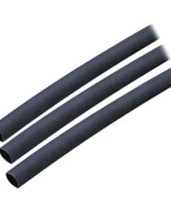 Ancor Adhesive Lined Heat Shrink Tubing (ALT) - 1/4" x 3" - 3-Pack - Black