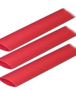 Ancor Adhesive Lined Heat Shrink Tubing (ALT) - 3/4" x 3" - 3-Pack - Red