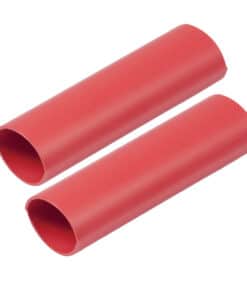 Ancor Heavy Wall Heat Shrink Tubing - 1" x 6" - 2-Pack - Red