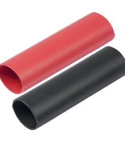 Ancor Heavy Wall Heat Shrink Tubing - 3/4" x 3" - 2-Pack - Black/Red