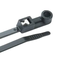Ancor Mounting Self-Cutting Cable Ties - 11" - UV Black - 20-Pack