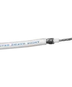 Ancor RG-213 White Tinned Coaxial Cable - 100'