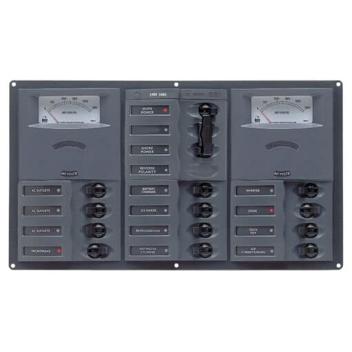 BEP AC Circuit Breaker Panel w/Analog Meters