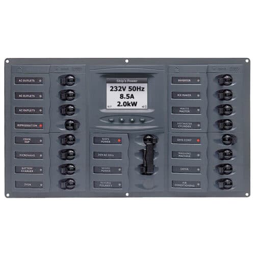 BEP AC Circuit Breaker Panel w/Digital Meters