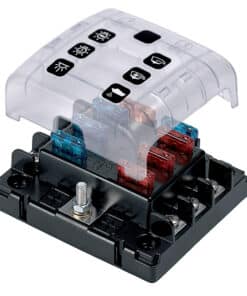 BEP ATC Six Way Fuse Holder Quick Connect w/Cover & Link