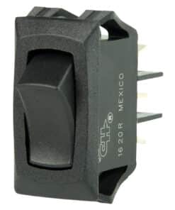 BEP Curved SPDT Mini Rocker Switch - 12V - ON/ON