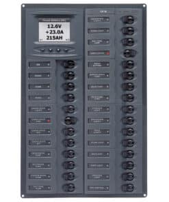 BEP Millennium Series DC Circuit Breaker Panel w/Digital Meters