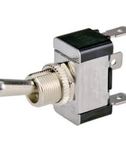 BEP SPDT Chrome Plated Toggle Switch - ON/OFF/ON