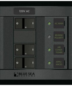 Blue Sea 1214 120V AC Main + 2 Positions