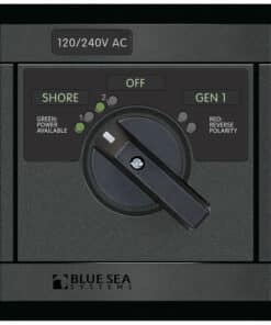 Blue Sea 1480 10/240V AC  Rotary 65A OFF + 2 Sources 2x120V/1x240V
