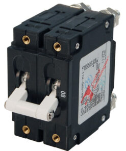 Blue Sea 7256 C-Series Double Pole Circuit Breaker - 80A