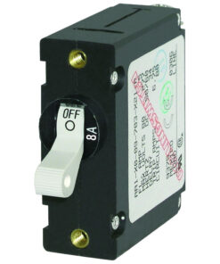 Blue Sea 7299 AC / DC Single Pole Magnetic World Circuit Breaker  -  8 Amp