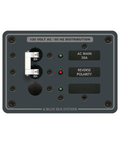 Blue Sea 8029 AC Main +1 Position Breaker Panel - White Switches