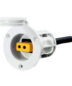 Cannon Flush Mount Power Port - White