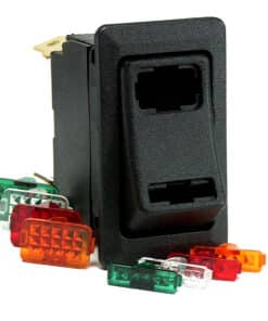 Cole Hersee Lighted Rocker Switch SPDT On-Off-On 4 Blade