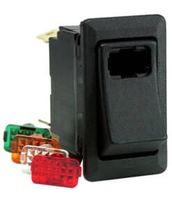 Cole Hersee Lighted Rocker Switch SPST On-Off 4 Blade