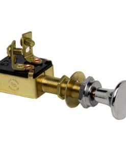 Cole Hersee Push Pull Switch SPST Off-On 2 Screw
