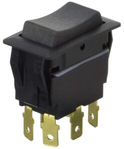 Cole Hersee Sealed Rocker Switch Non-Illuminated DPDT On-Off-On 6 Blade