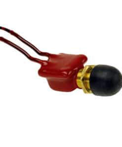 Cole Hersee Vinyl Coated Push Button Switch SPST Off-On 2 Wire