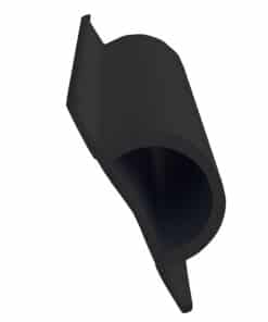 Dock Edge Standard "D" PVC Profile - 16' Roll - Black