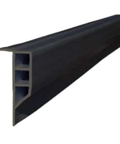 Dock Edge Standard PVC Full Face Profile - 16' Roll - Black