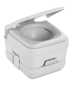 Dometic 964 MSD Portable Toilet w/Mounting Brackets - 2.5 Gallon - Platinum