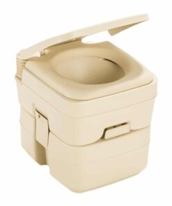 Dometic 966 Portable Toilet - 5 Gallon - Parchment