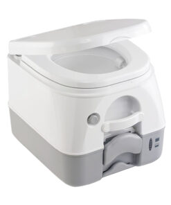 Dometic 974 MSD Portable Toilet w/Mounting Brackets - 2.6 Gallon - Grey