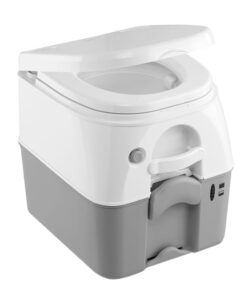 Dometic 975 Portable Toilet w/Mounting Brackets - 5 Gallon - Grey