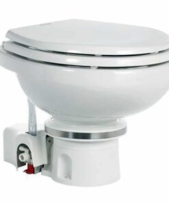 Dometic MasterFlush 7120 White Electric Macerating Toilet w/Orbit Base - Fresh Water