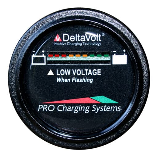 Dual Pro Battery Fuel Gauge - DeltaView® Link Compatible - 12V System (1-12V Battery