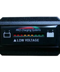 Dual Pro Battery Fuel Gauge - DeltaView® Link Compatible - Rectangle - 12V System (1-12V Battery