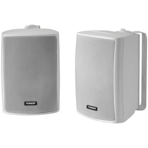 FUSION 4" Compact Marine Box Speakers - (Pair) White