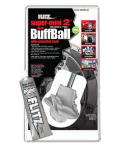 Flitz Buff Ball - Super Mini 2" - White w/1.76oz Tube Flitz Polish