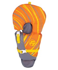 Full Throttle Baby-Safe Vest - Infant to 30lbs - Orange/Grey
