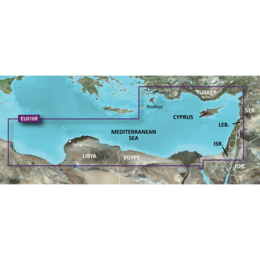 Garmin BlueChart® g3 HD - HXEU016R - Mediterranean Southeast - microSD™/SD™