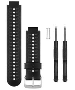 Garmin Replacement Watch Bands - Black & Gray Silicone