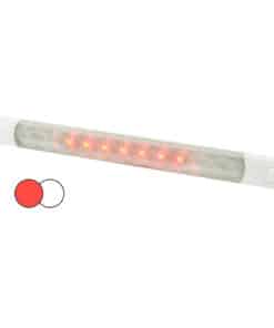 Hella Marine Surface Strip Light w/Switch - White/Red LEDs - 12V