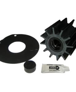 Jabsco Impeller Kit - 12 Blade - Neoprene - 3-¾" Diameter - Plastic Insert - Double Flat Drive