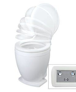 Jabsco Lite Flush Electric 12V Toilet w/Control Panel