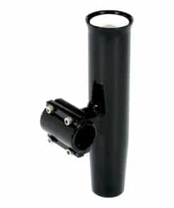 Lee's Clamp-On Rod Holder Horizontal Mount - Aluminum - Pipe Size #5 - 2.375" - 2-3/8" OD - Black