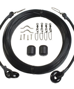 Lee's Deluxe Rigging Kit - Single Rig Up To 37ft. - Black Mono
