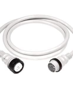 Marinco 50Amp 125/250V Shore Power Cable - 25' - White