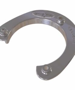 Mate Series Stainless Steel Rod & Cup Holder Backing Plate f/Round Rod/Cup Only f/3-3/4" Holes