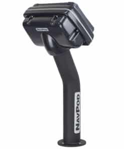 NavPod PED4500 PedestalPod Uncut (Usable Face = 10.75"W x 6.5"H) (23.7cm W x 16.5cm H) - Carbon Black