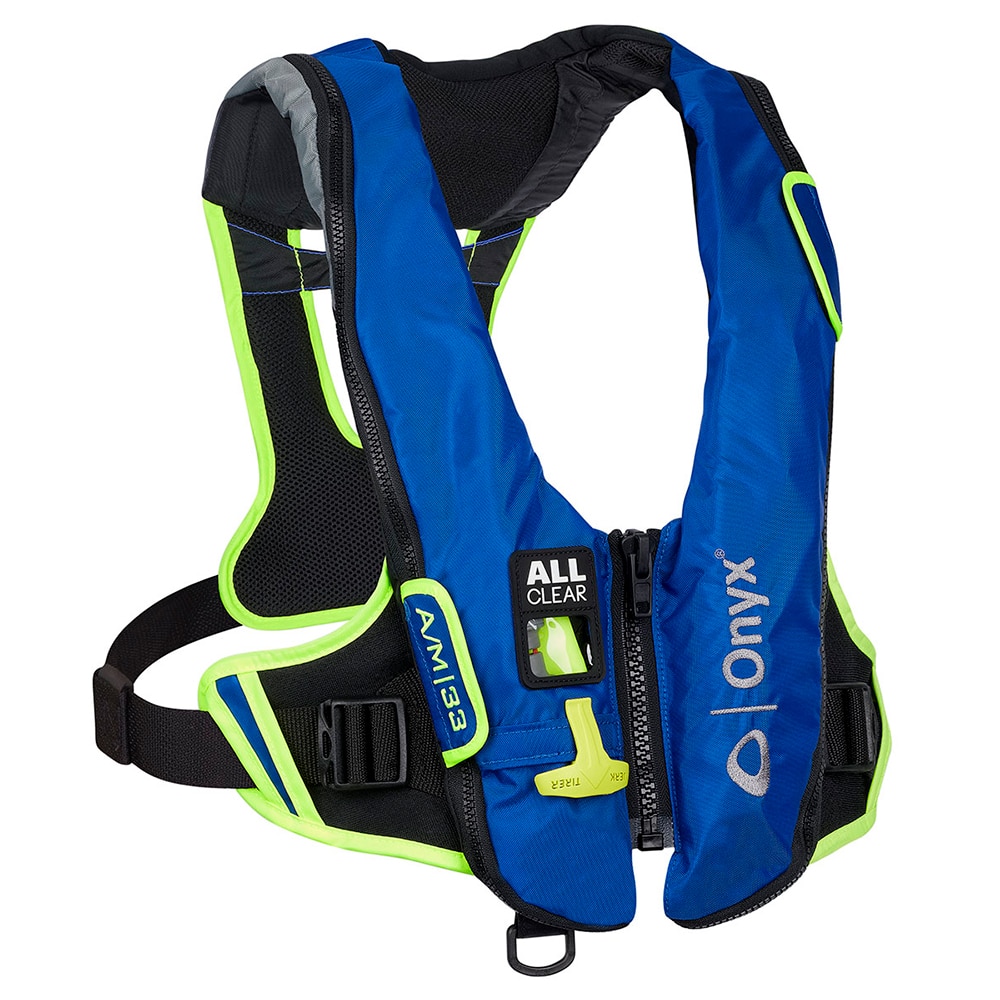 Onyx Impulse A/M-33 All Clear® Auto/Manual Inflatable Life Jacket - Blue