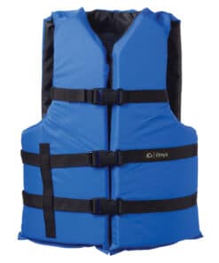 Onyx Nylon General Purpose Life Jacket - Adult Oversize - Blue