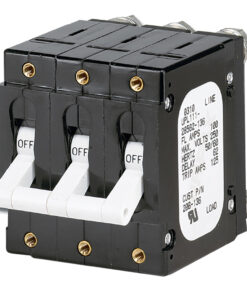Paneltronics 'C' Frame Magnetic Circuit Breaker - 100 Amp - Triple Pole - White