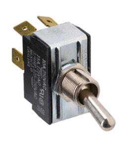 Paneltronics DPDT (ON)/OFF/(ON) Metal Bat Toggle Switch - Momentary Configuration